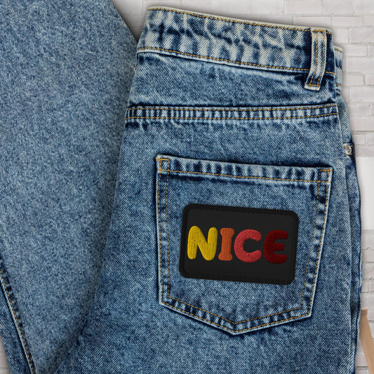 Good Vibes | Nice | Embroidered patches