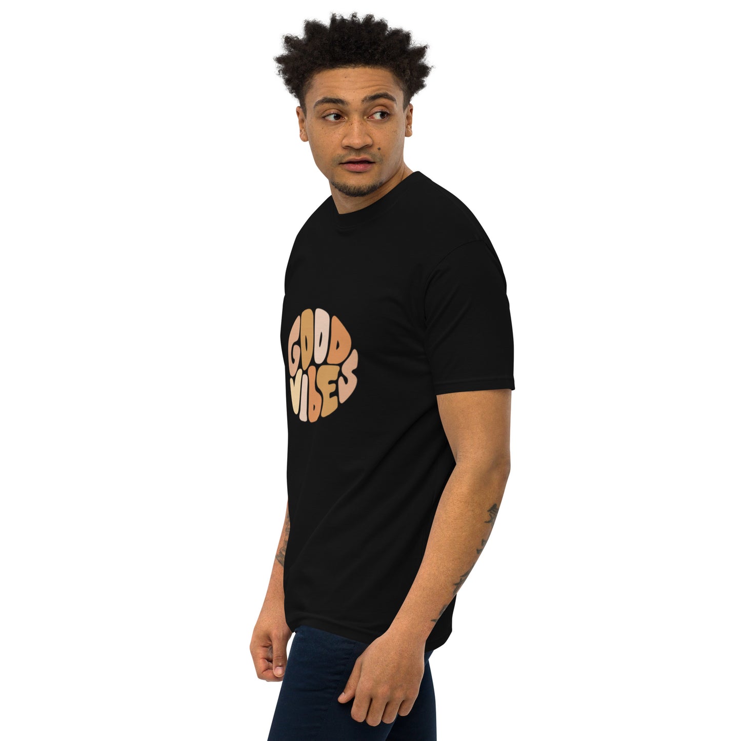 Good Vibes | Men’s premium heavyweight tee