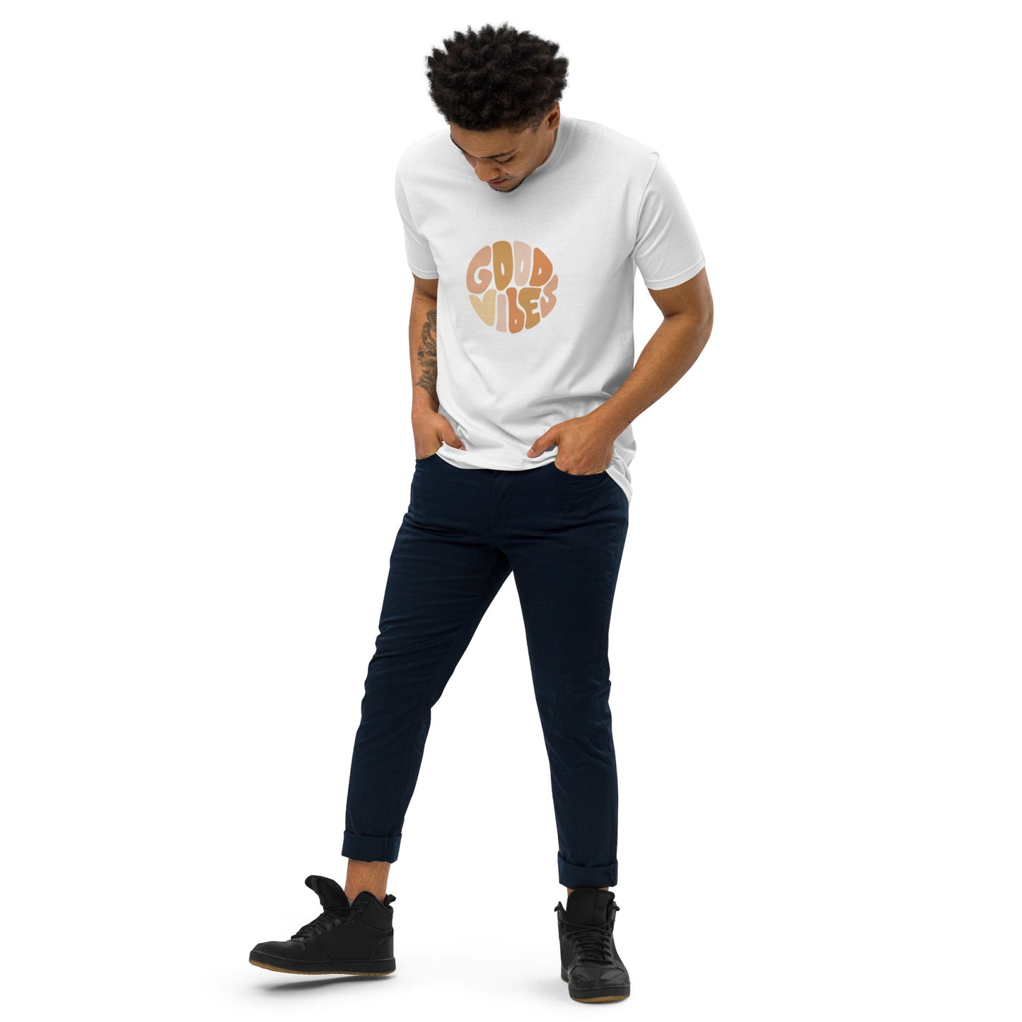 Good Vibes | Men’s premium heavyweight tee