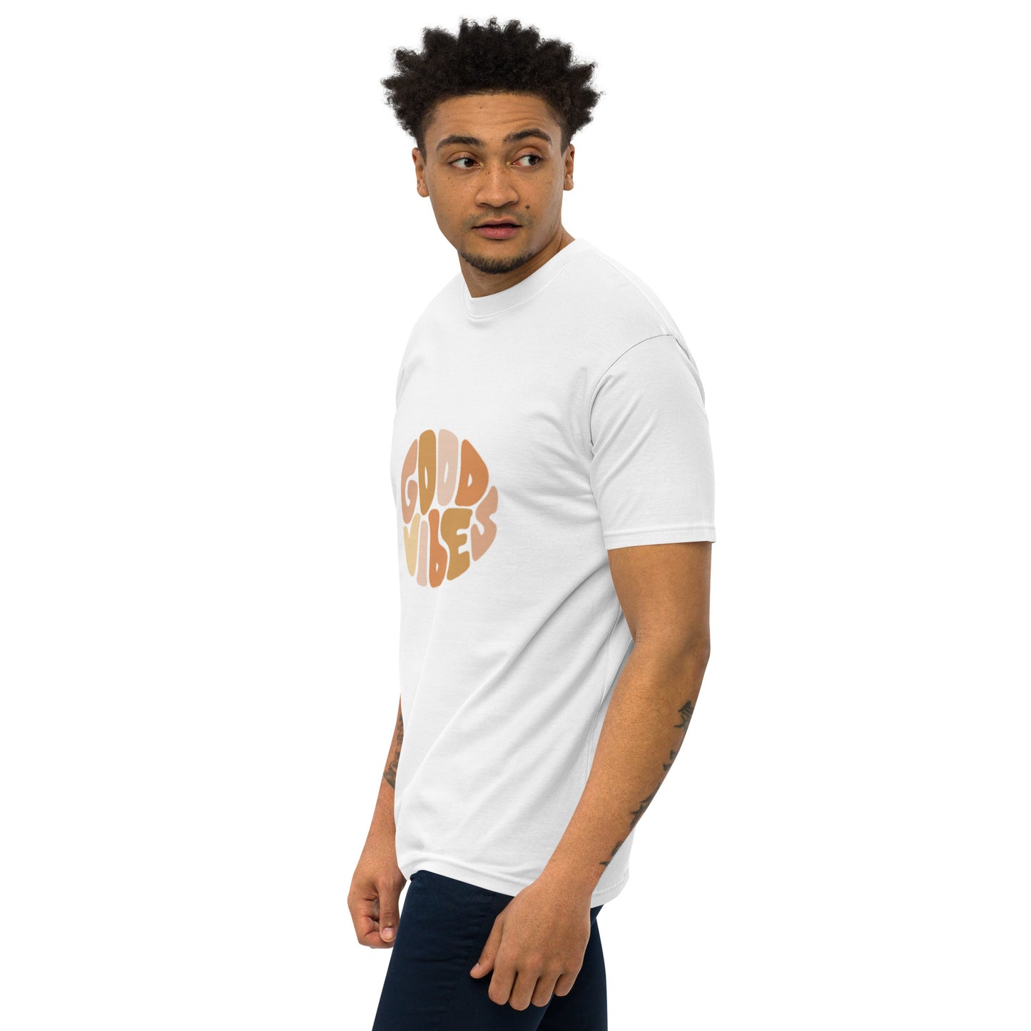 Good Vibes | Men’s premium heavyweight tee