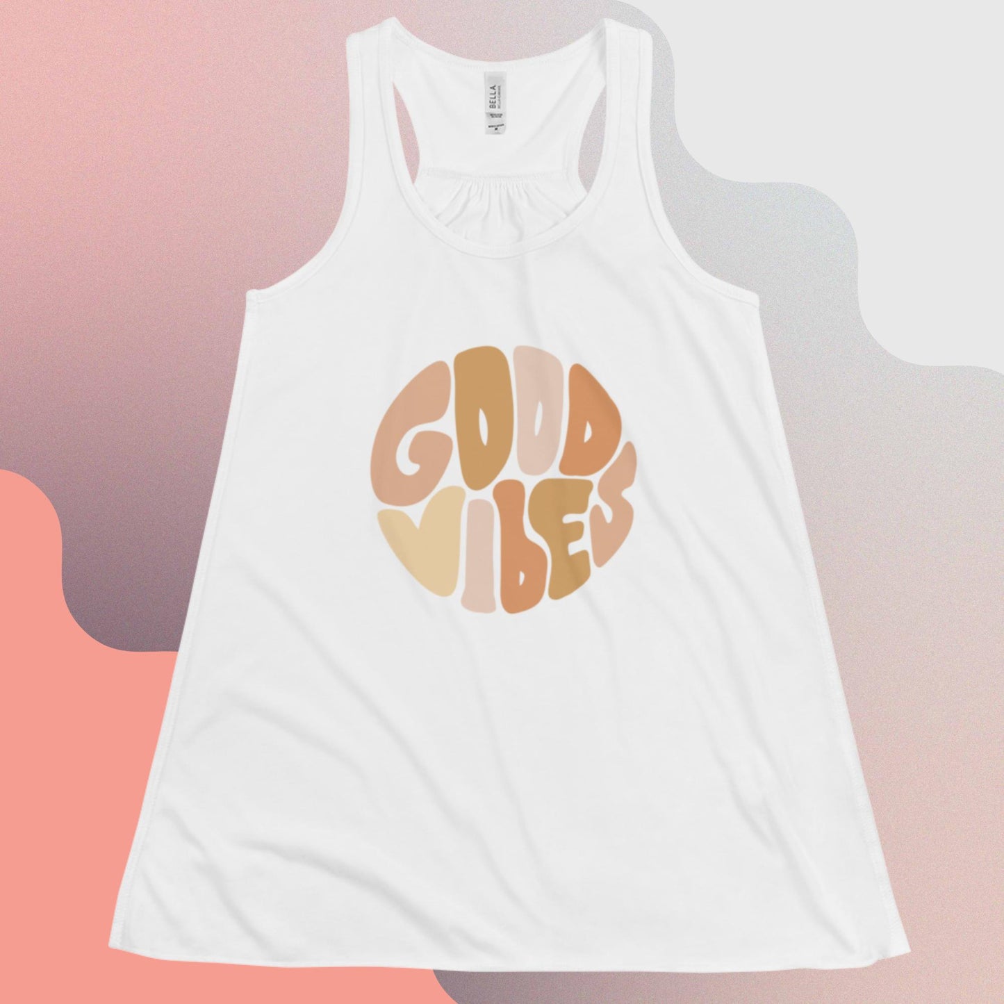 Good Vibes | Women's Flowy Racerback Tank