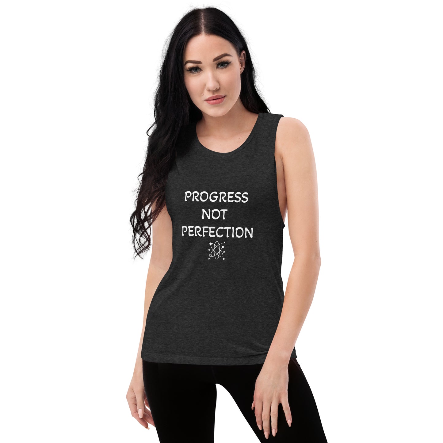 Ladies’ Muscle Tank | Progress Not Perfection